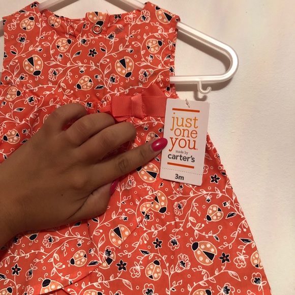 Pink ladybug dress - Picture 2 of 4